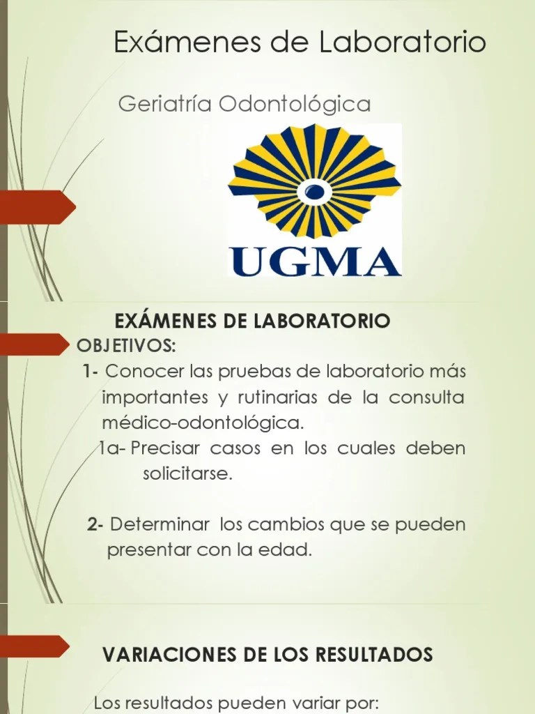 Examenes De Geriatria, Valores En Ancianos | PDF | Leucocito | Anatomía