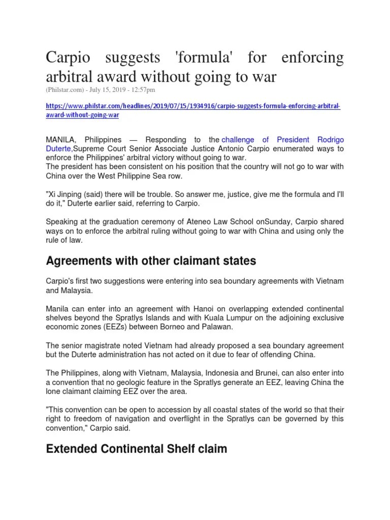 Constitutional Law 1 Readings | PDF | Exclusive Economic Zone | South China Sea