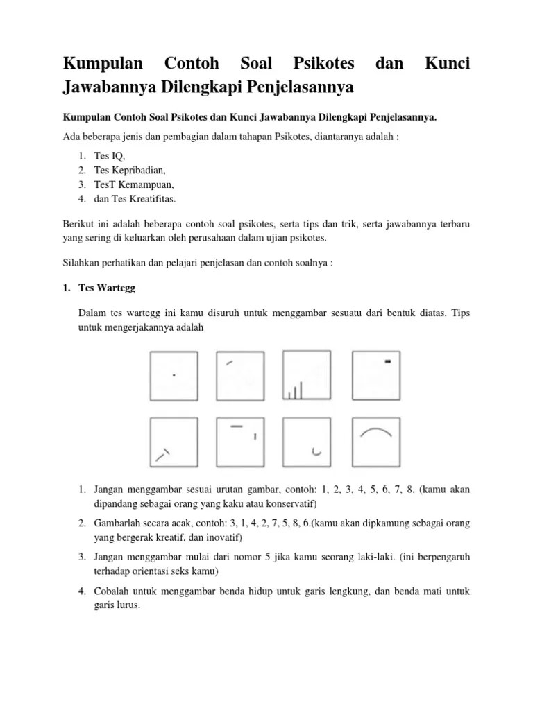 Selamat datang #sobatmath di blog math is beautiful. Contoh Soal Psikotes Infomedia - Pembahasan Soal