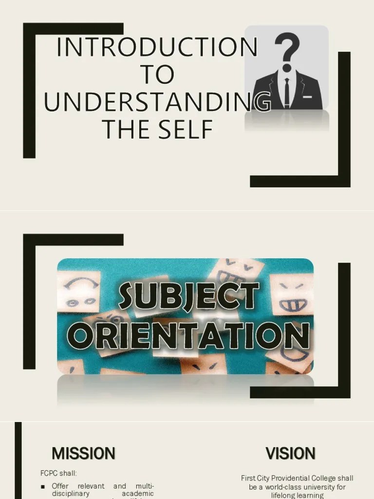1 Introduction To Understanding The Self | PDF | Self | Nature Versus ...