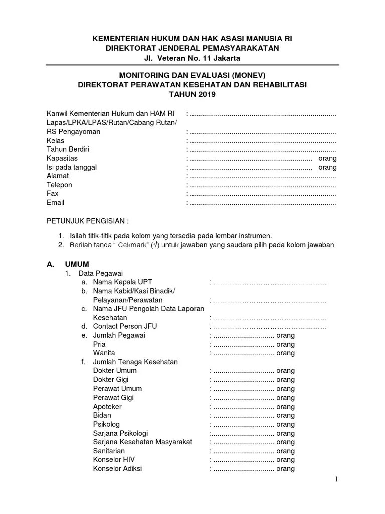 Kuisioner Watsrehab | PDF