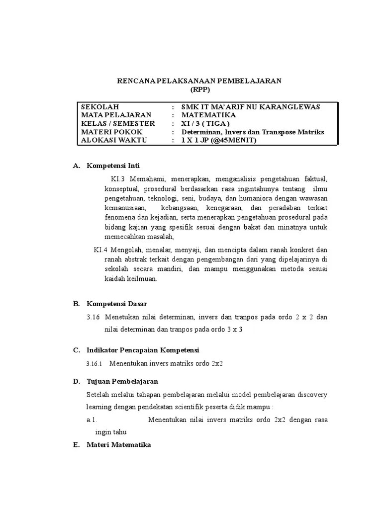 Check spelling or type a new query. Contoh Soal Invers Matriks Ordo 3 3 Beserta Jawabannya Brainly Berbagai Contoh