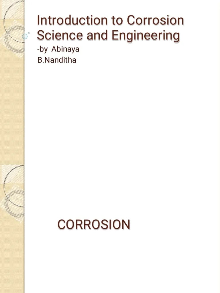 Introduction Of Corrosion Science And Engineering-1 | PDF | Rust ...