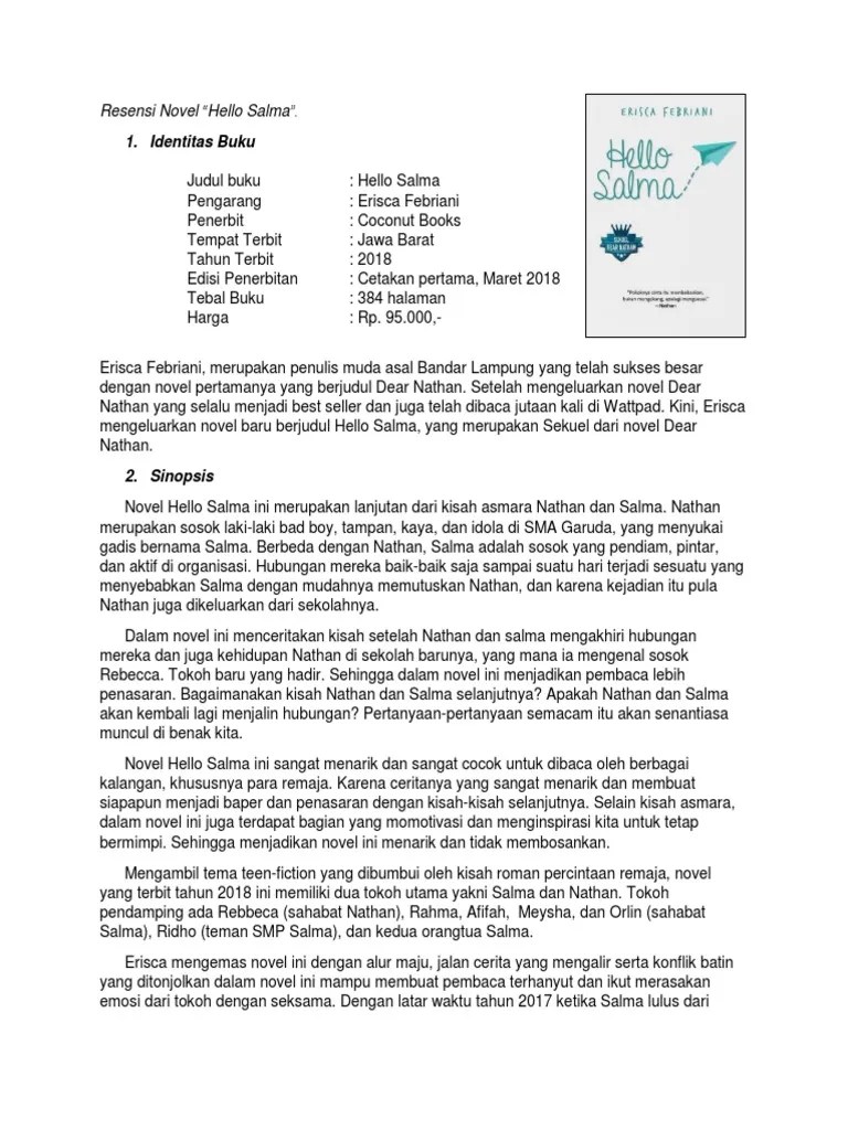 Makalah bahasa indonesia resensi novel diajukan untuk memenuhi syarat tugas mata pelajaran bahasa indonesiadisusun ole. Resensi Buku Pdf