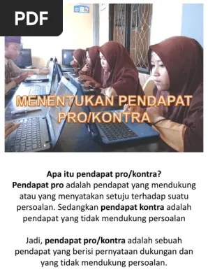 6 Menetukan Pendapat Pro Kontra | PDF