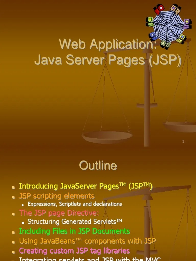 JSP | PDF | Java Server Pages | Java Servlet