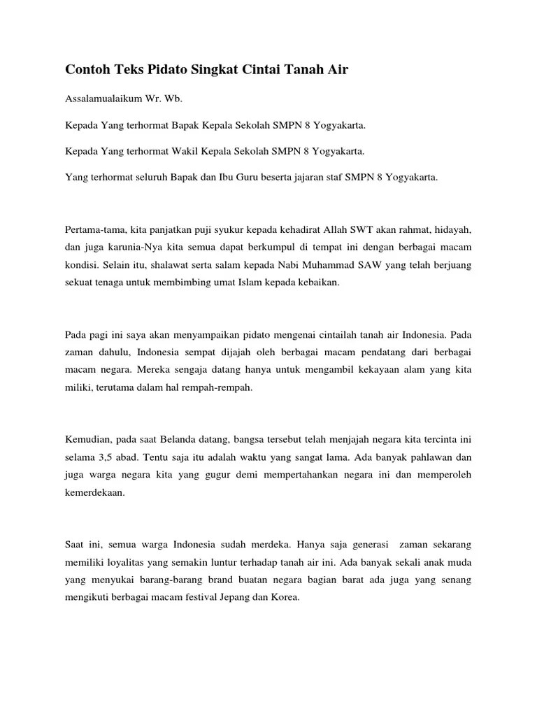 Dakwah Cinta Tanah Air