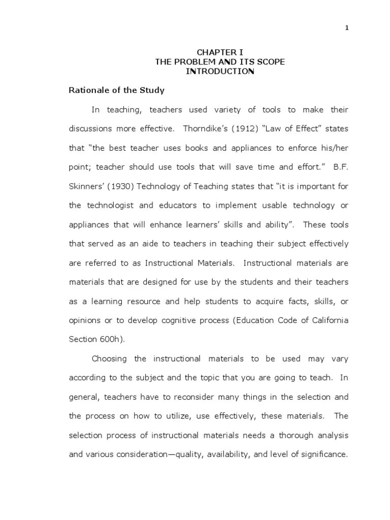 Selection And Utilization Of Instructional Materials | PDF ...