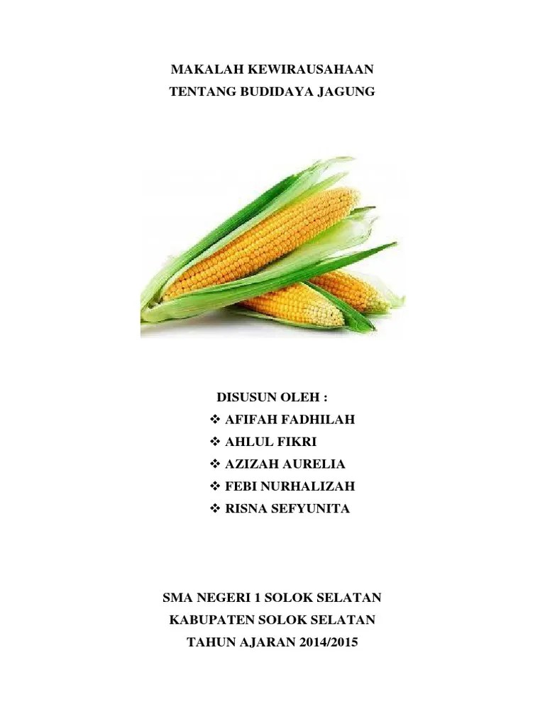 Jagung merupakan tanaman yang umumnya di tanam di wilayah dataran rendah. Makalah Budidaya Jagung Pdf