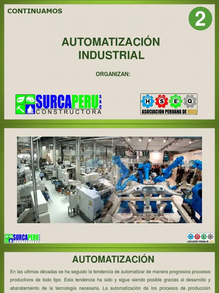 Automatización Industrial 2 | PDF | Automatización | Puerta Lógica
