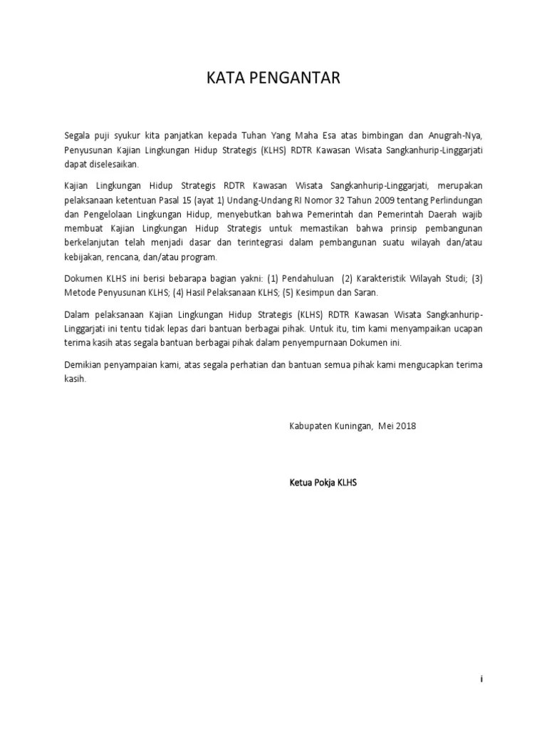 Hidup terutama dalam penyusunan struktur dan pola ruang. Klhs Rdtr Kwsl Linggarjati Pdf