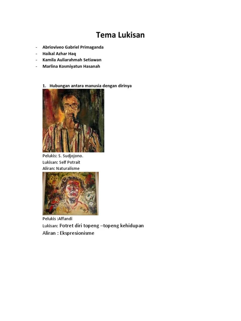 Tema Lukisan | PDF