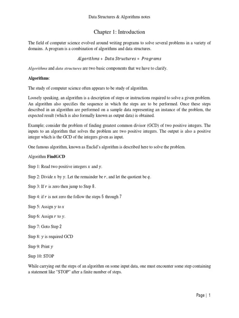 Data Structure 1 | PDF | Data Type | Algorithms
