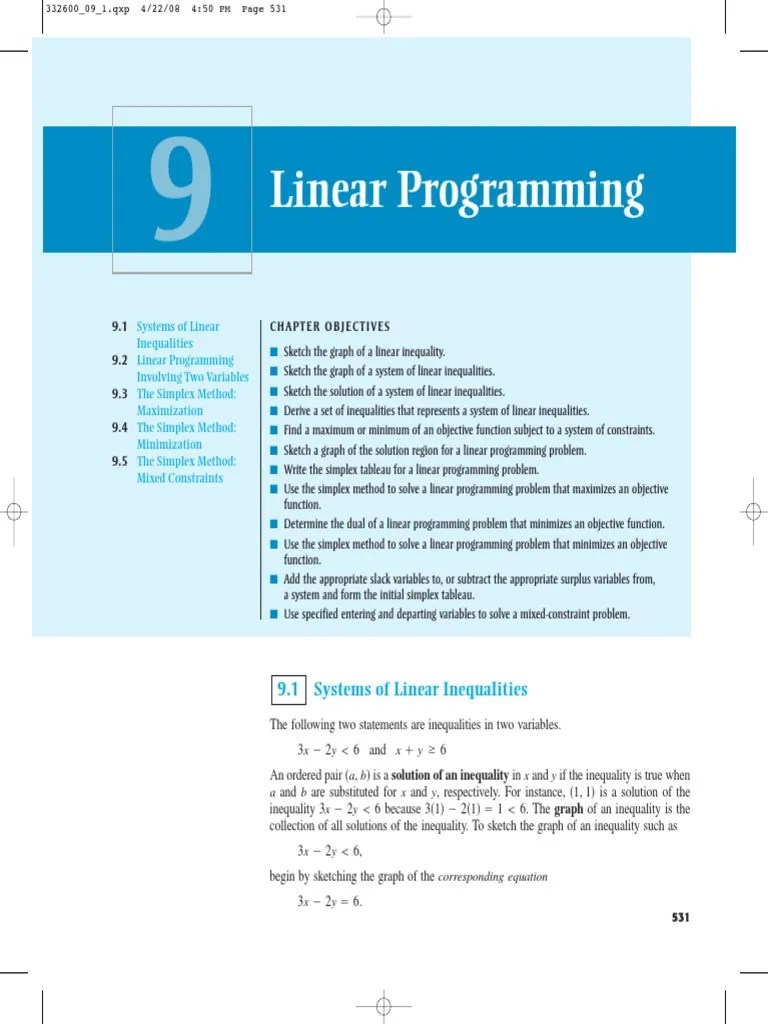 LPP | PDF | Mathematical Optimization | Linear Programming