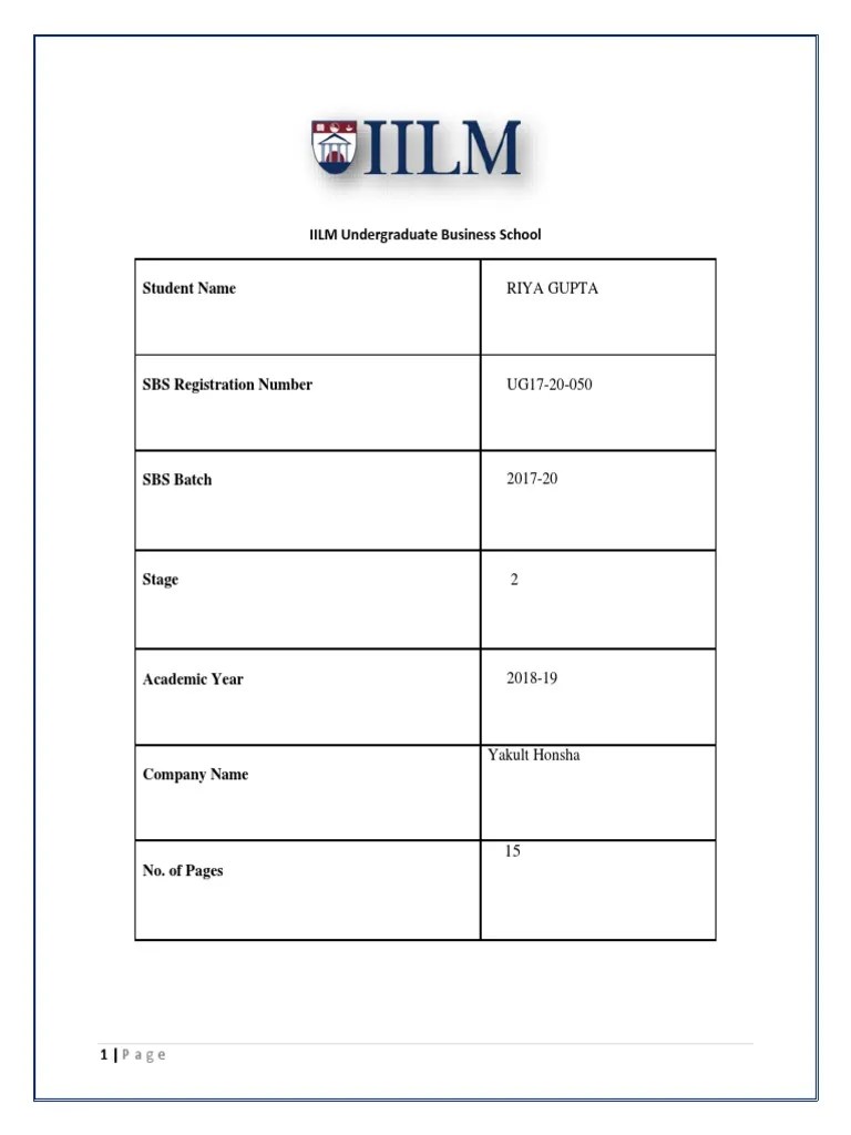 YAKULT | PDF | Probiotic | Lactobacillus