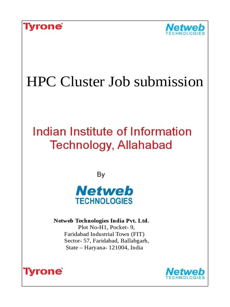 HPC Job | PDF | Message Passing Interface | Scheduling (Computing)