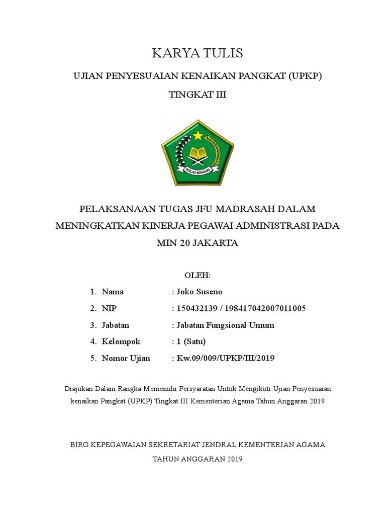 Contoh Makalah Kenaikan Pangkat Guru Ipa Smp 