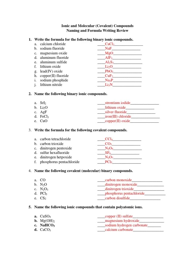 Writing binary formulas worksheet