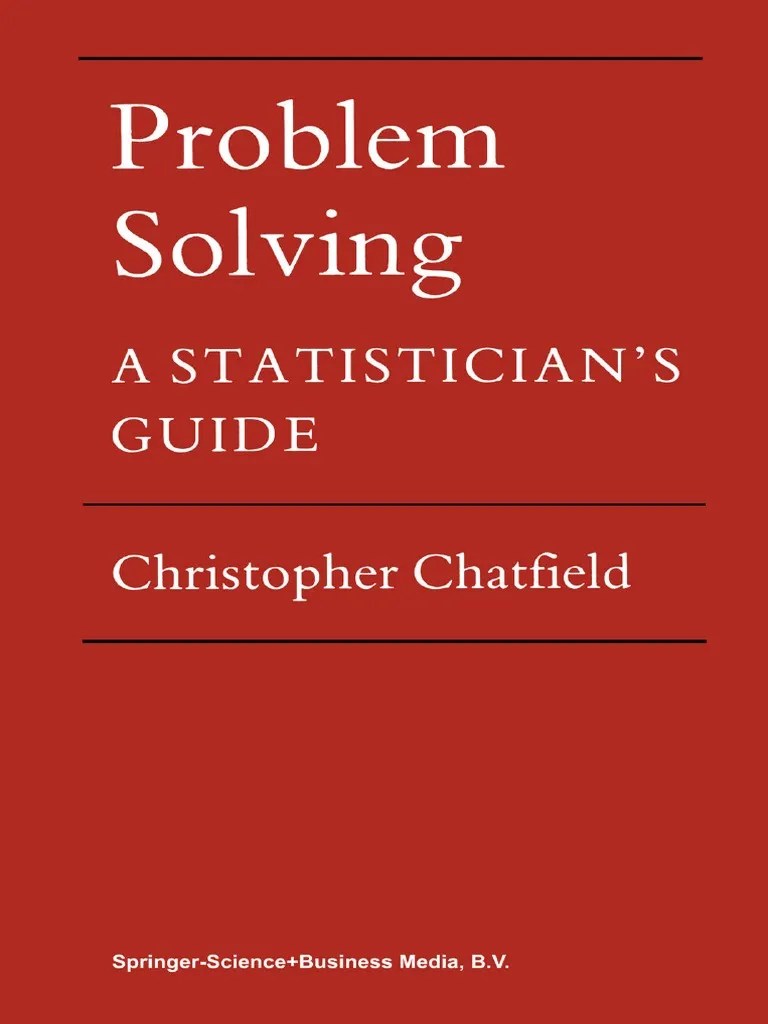 Problem Solving A Statisticians Guide PDF | PDF | Data Analysis ...