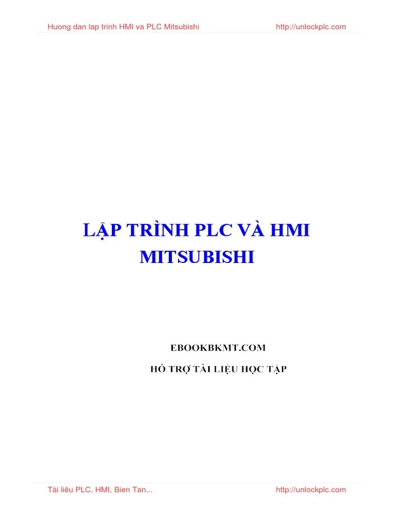 TÀI LIỆU - Hướng Dẫn Lập Trình HMI Và PLC Mitsubishi | PDF