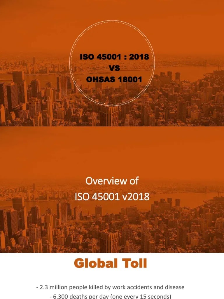 Presentation ISO 45001.pptx | Occupational Safety And Health | Safety