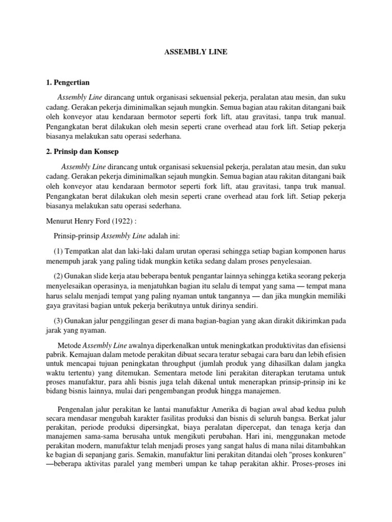 Assembly Line | PDF