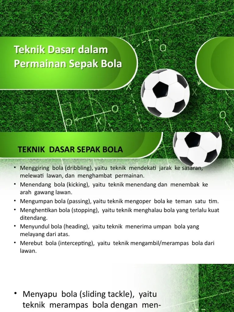 Menyundul bola atas dasar arah bola terdiri atas. Sepak Bola Pdf