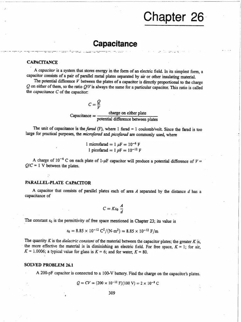 Capacitance