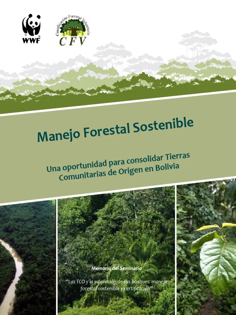 Manejo Forestal Sostenible Bolivia PDF | PDF | Gestión De Bosques | Los Bosques