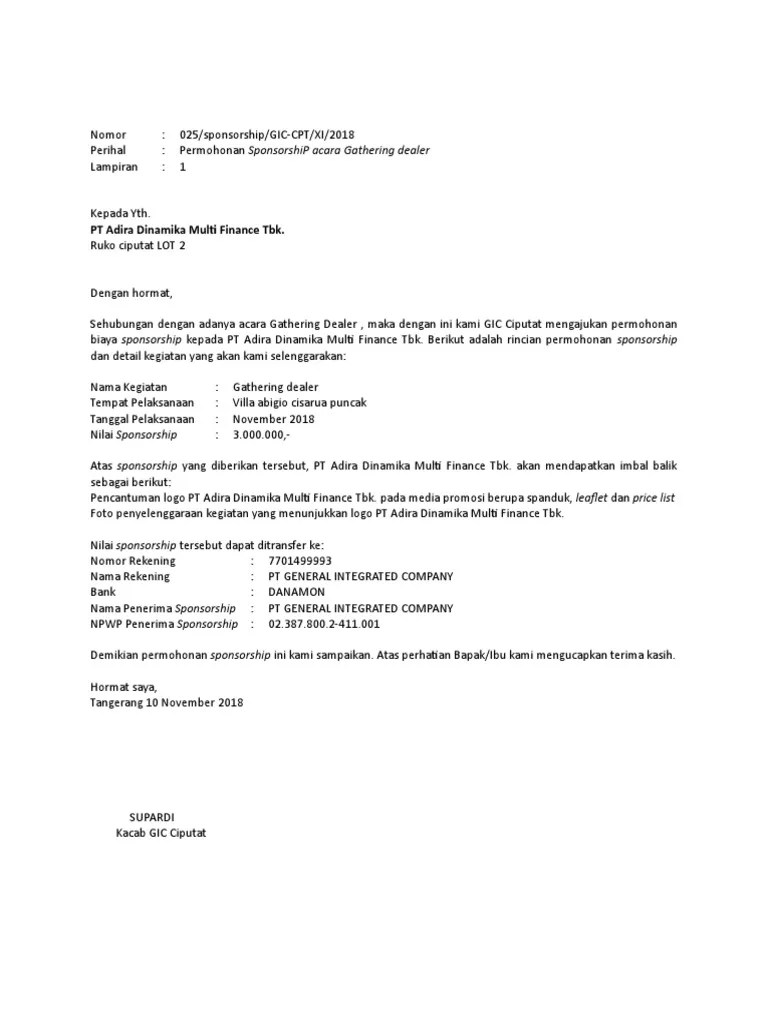Proposal Gathering Rev Pdf Detail Proposal Family Gathering Perusahaan PDF dapat kamu nikmati dengan cara klik link download dibawah dengan mudah tanpa iklan yang mengganggu.