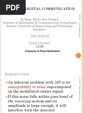221998193 Adc 06 Fm Pm Ppt Frequency Modulation P N Junction