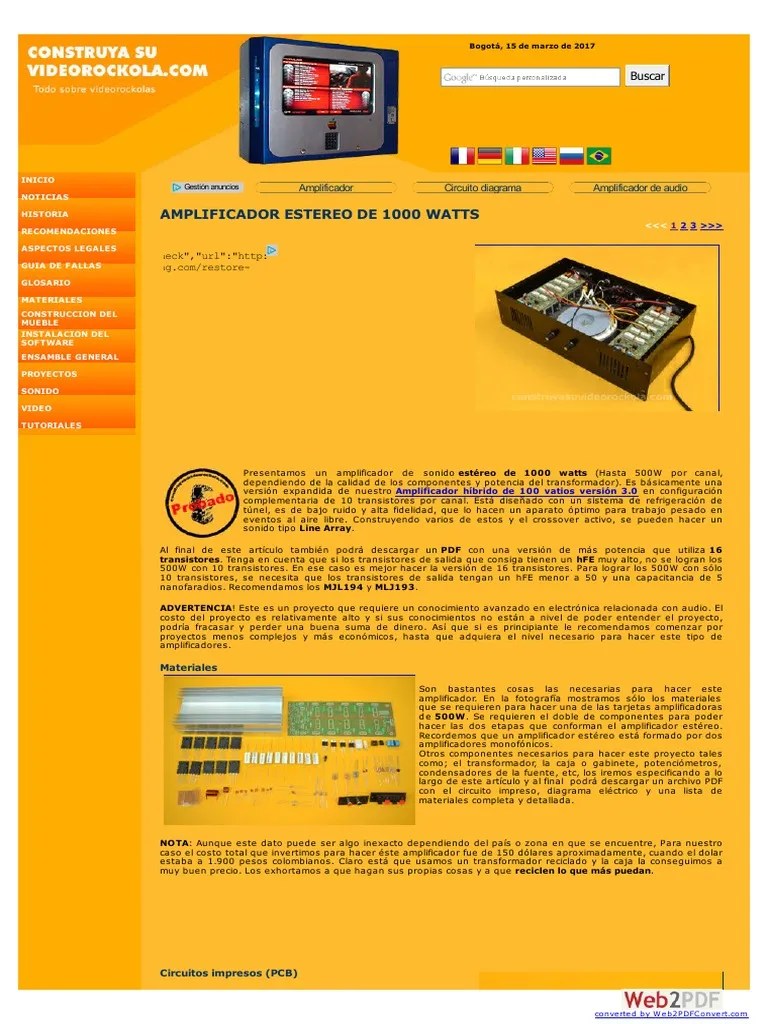 Tema De Audio 10 Transistor Placa De Circuito Impreso