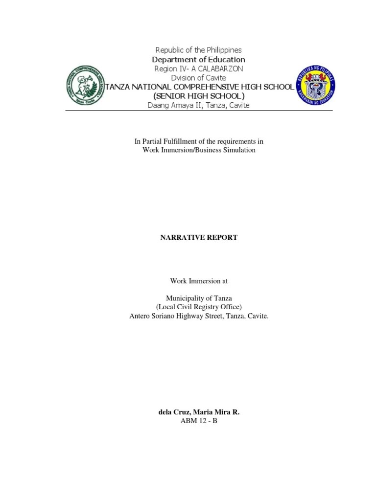 Narrative Report | PDF | Computing | Communication