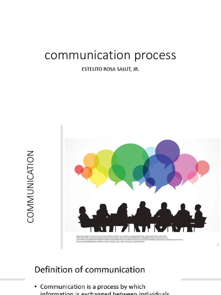 Communication Process | PDF | Cybernetics | Action (Philosophy)