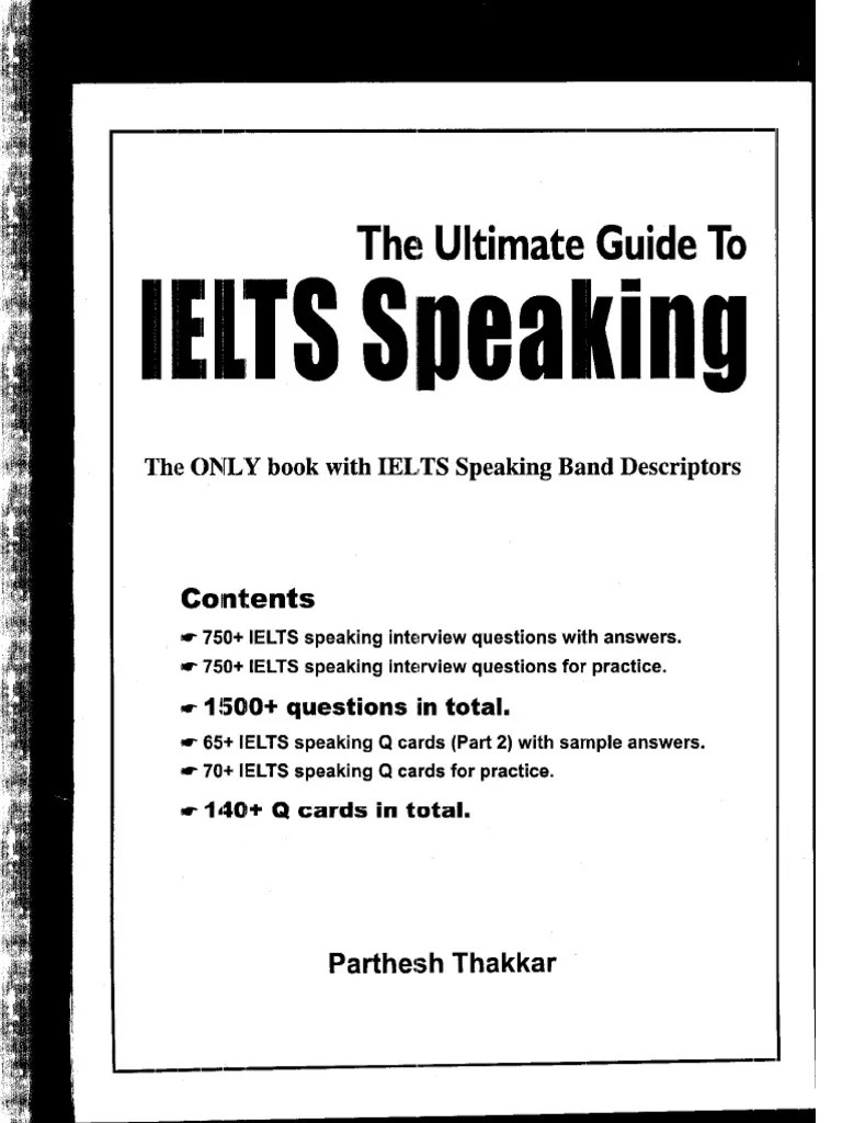 The Ultimate Guide To IELTS Speaking PDF | PDF