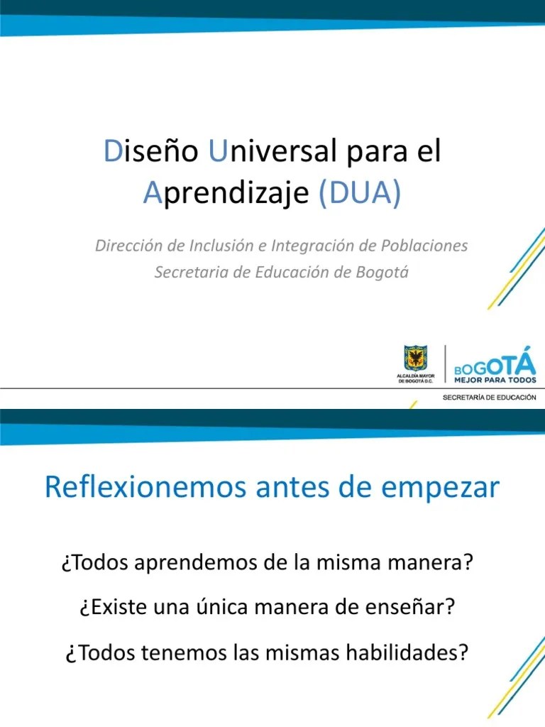 Diseño Universal Para El Aprendizaje (DUA) | PDF | Aprendizaje | Invalidez