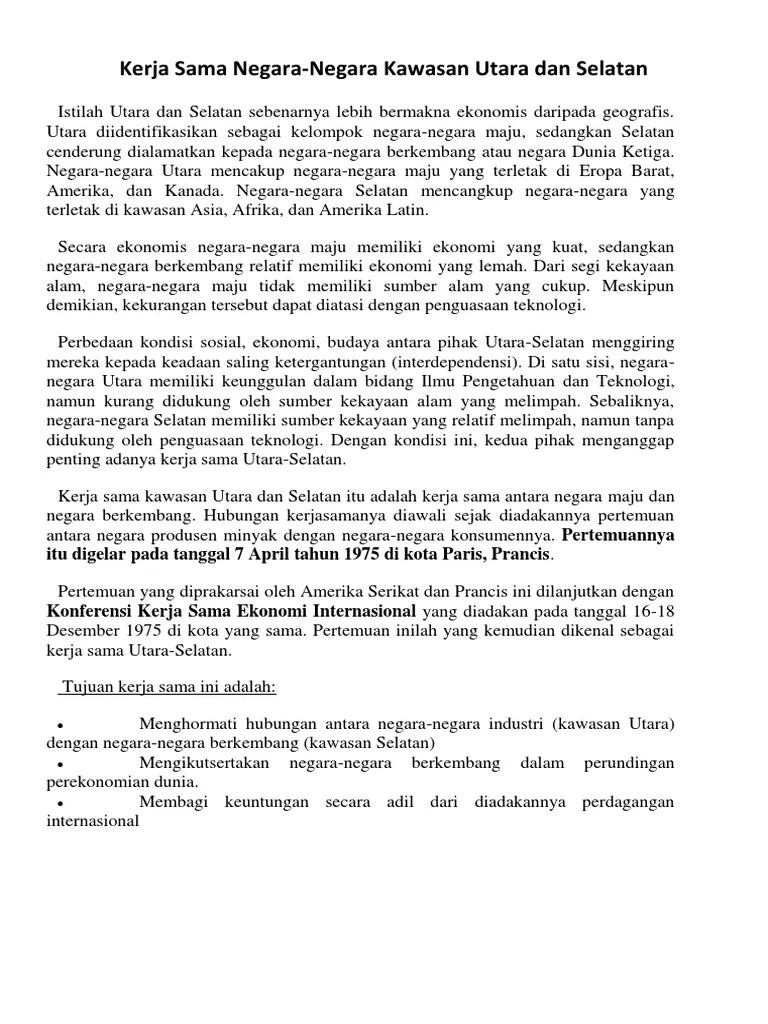 Kerja Sama Negara Sej - Pem