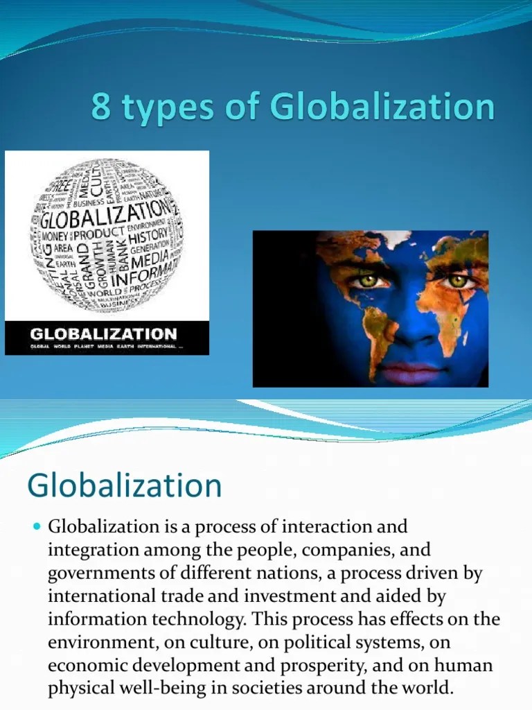 8 Types Of Globalization | PDF | Economic Globalization | Globalization