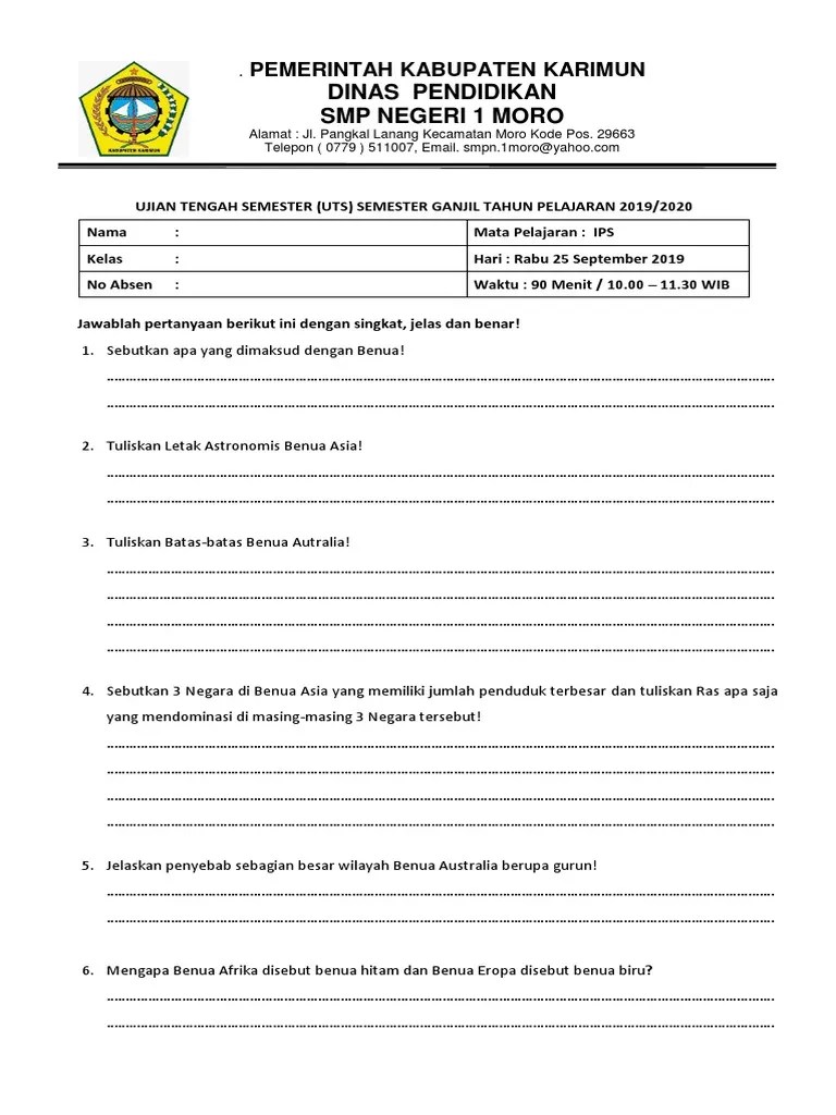 Wilayah australia berupa gurun dan semi gurun karena letaknya berada pada zona turunnya massa udara (zona subsidensi). Soal Pts Ips Kelas 9 Smt 1 Pdf