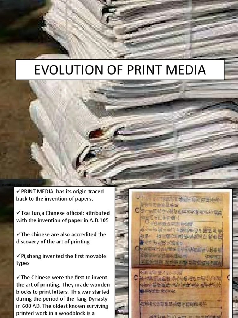 Evolution Print Media | PDF | Printing | Newspapers