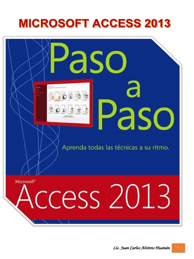 Manual Access 2013 | PDF | Tabla (base De Datos) | Point And Click