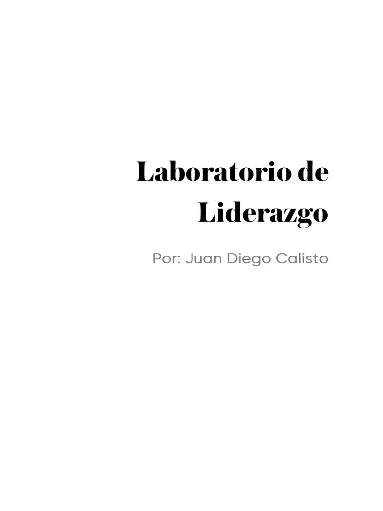 Liderazgo | PDF | Creatividad | Empatía