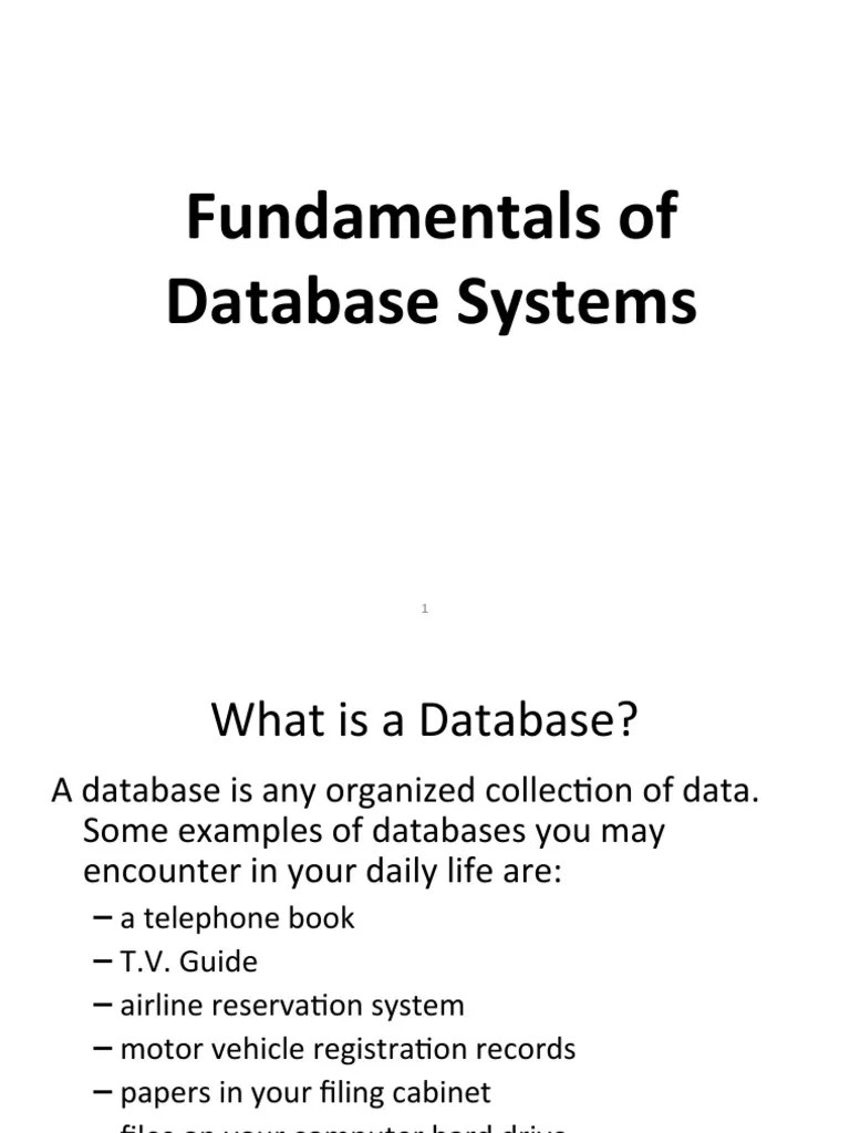 Fundamentals Of Database Systems | PDF | Databases | Data Warehouse
