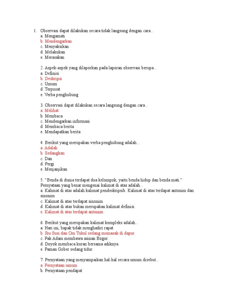 Hasil Txs Observasi Ganda 50 | PDF