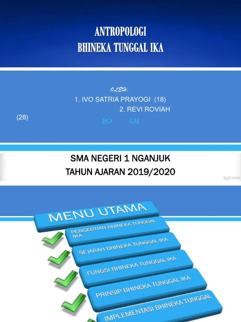 Lambang negara indonesia adalah garuda pancasila dengan semboyan bhinneka tunggal ika. Bhineka Pdf