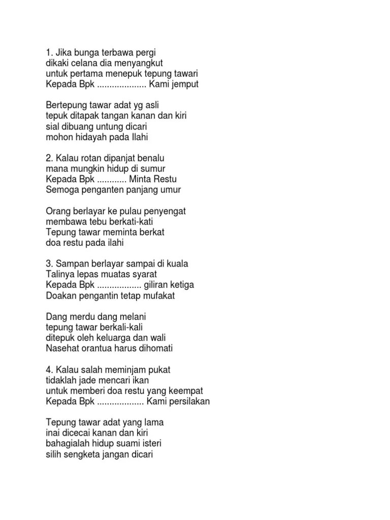 Pantun 1 | PDF