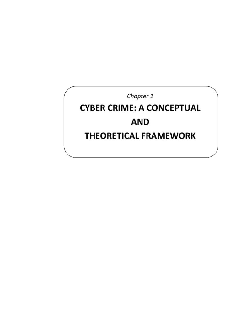 07 - Chapter 1 PDF | PDF | Cybercrime | Positivism