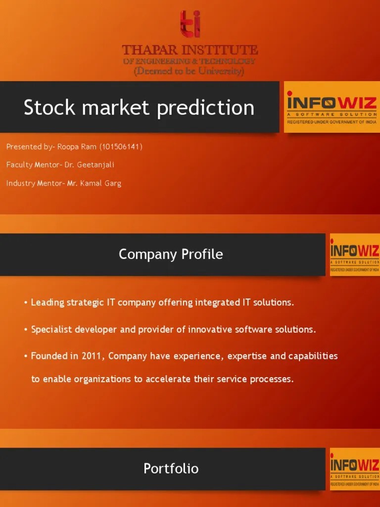 Stock Market Prediction | PDF