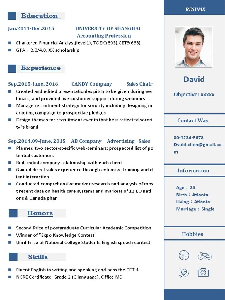 Simple Resume For Jobs | PDF