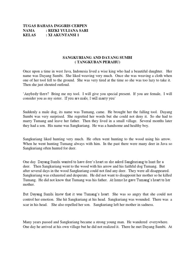 Cerpen Bahasa Inggris Indonesia – Penggambar